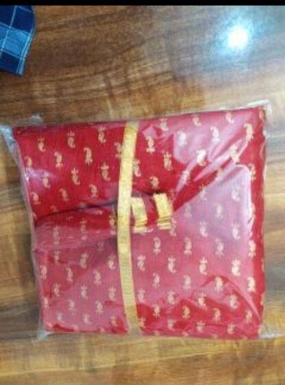red-golden-print-feta-marrige-funtion